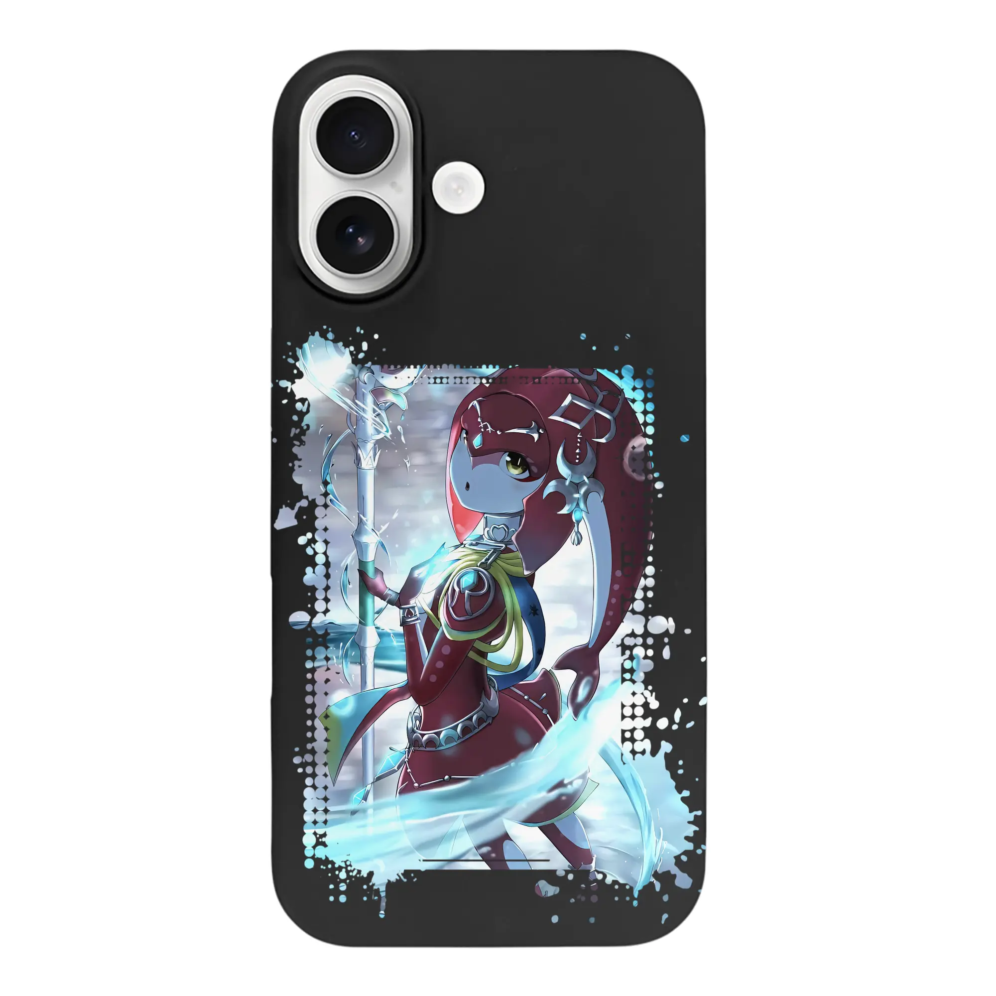 ゼルダの伝説 グッズ,Mipha - iPhone 17 シリーズ シリコンケース 薄型 耐衝撃 指紋防止 ソフトタッチカバー 精密フィット 傷防止 保護ケース iPhone 17/17 Air/17 Pro/17 Pro Max 対応